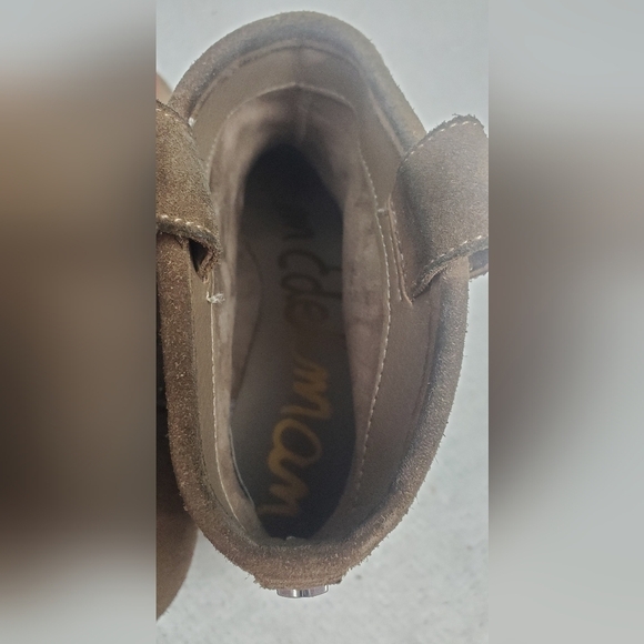 Sam Edelman Bootie Women Size 7M Taupe Studded Point-toe - Picture 7 of 16